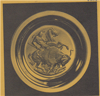 'Plains Hunter' by John Weaver Limited Edition Western Artists Plate   (Franklin Mint, 1973)