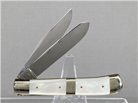 1985 FIGHT'N ROOSTER Mother of Pearl INTERNATIONAL CUTLERY CLUB Trapper