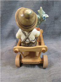 LOVE IN BLOOM Figurine with Wagon (Hummel 699, TMK)
