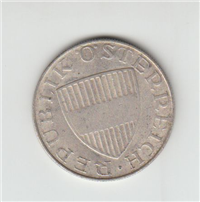 AUSTRIA 1968 10 Schilling Coin 