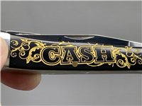 2010 Case 2254 SS Smooth Black Delrin Johnny Cash Trapper