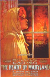 THE HEART OF MARYLAND   Original American One Sheet   (Tiffany, 1915)