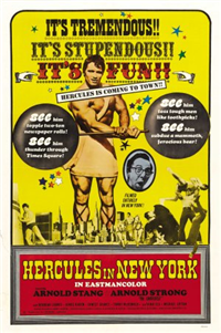 HERCULES IN NEW YORK   Original American One Sheet   (United, 1970)