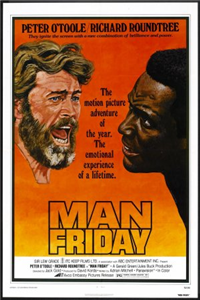 MAN FRIDAY   Original American One Sheet Style B   (Avco, 1975)