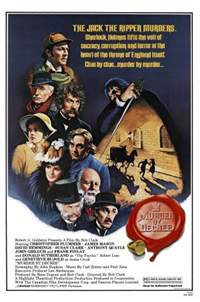 MURDER BY DECREE   Original American One Sheet   (Ambassador, 1979)