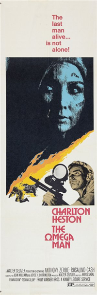 THE OMEGA MAN   Original American Insert   (Warner Brothers, 1971)