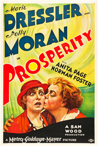 PROSPERITY   Original American One Sheet   (MGM, 1932)