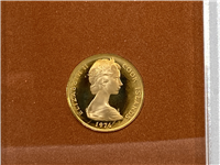 1974 COOK ISLANDS Royal Australian Mint Gold $100 (KM-12)