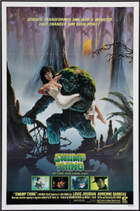 SWAMP THING   Original American One Sheet   (Embassy, 1982)