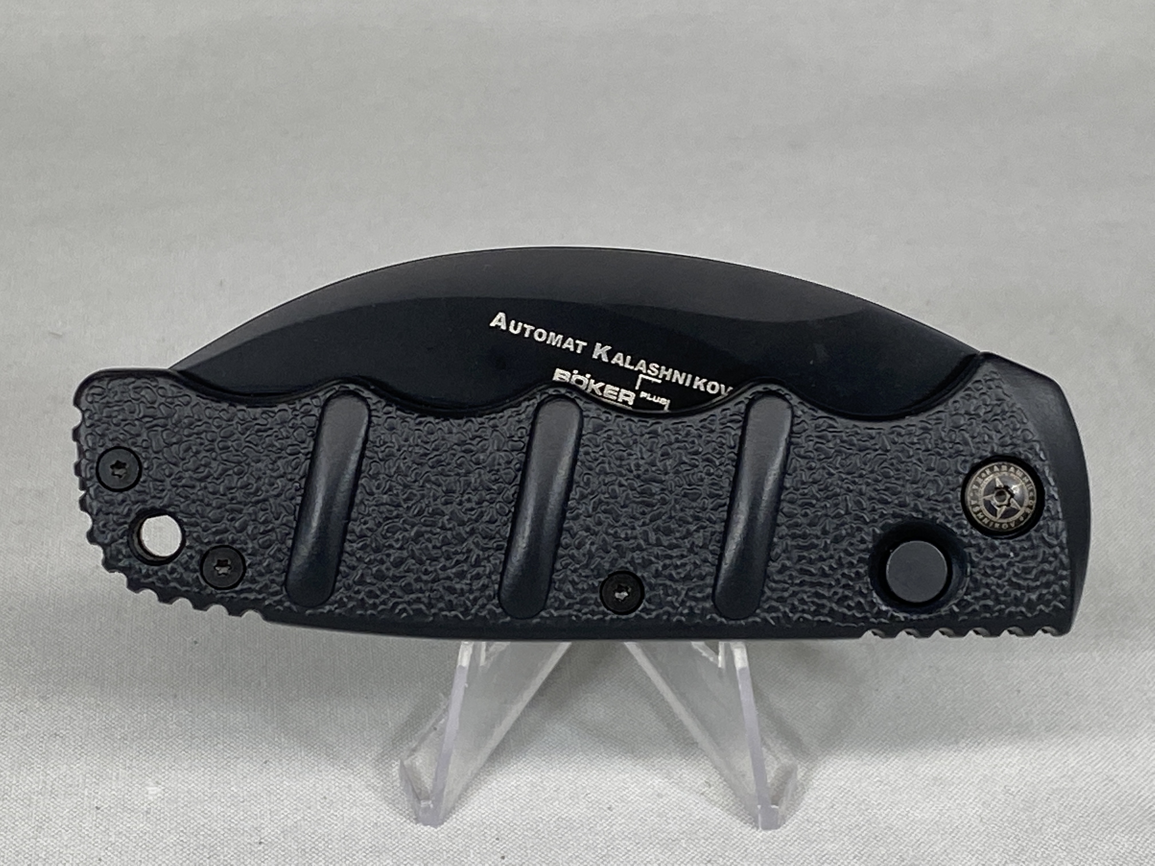 BOKER PLUS Taiwan 01KALS54NSOI Kalishnikov 74 Hawkbill Automatic MINT ...