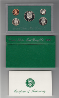 1995-s Proof Set (green box 5 coins)