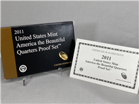 2011-s America The Beautiful Quarters Proof Set (5 coins)