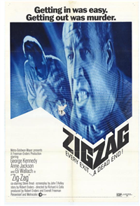 ZIGZAG   Original American One Sheet   (MGM, 1970)