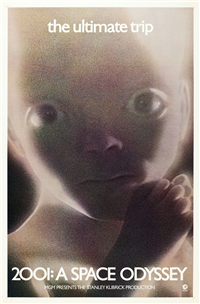 2001: A SPACE ODYSSEY   Original American One Sheet Style G   (MGM, 1968)