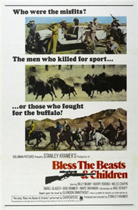 BLESS THE BEASTS AND CHILDREN   Original American One Sheet   (Columbia, 1971)