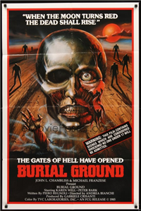 BURIAL GROUND   Original American One Sheet   (, 1985)