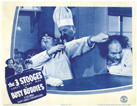 BUSY BUDDIES   Original American Lobby Card Set   (Columbia, 1944)