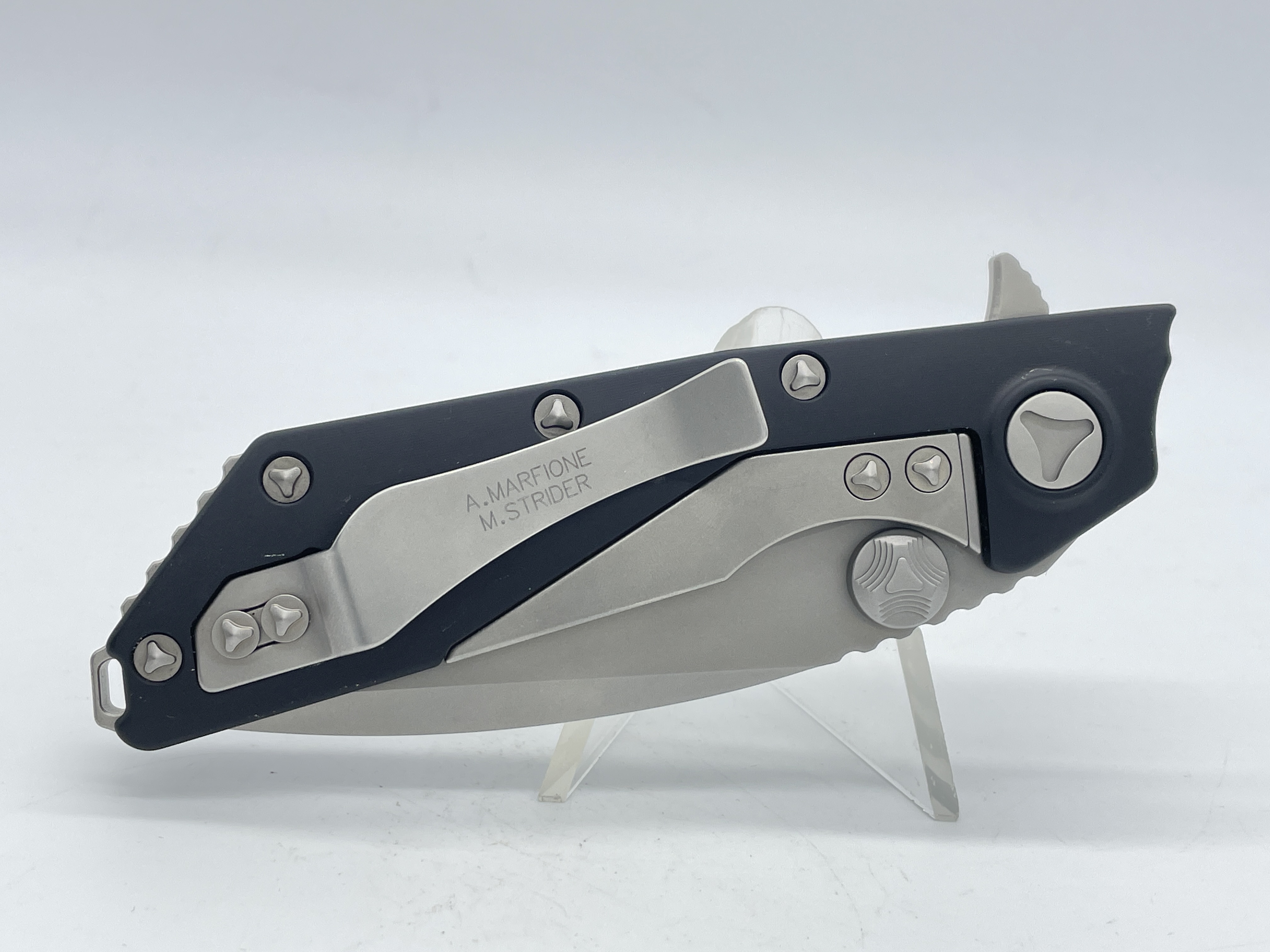 RARE 2013 MICROTECH DOC M/A 00628 Marfione/Strider Tactical Flipper MINT