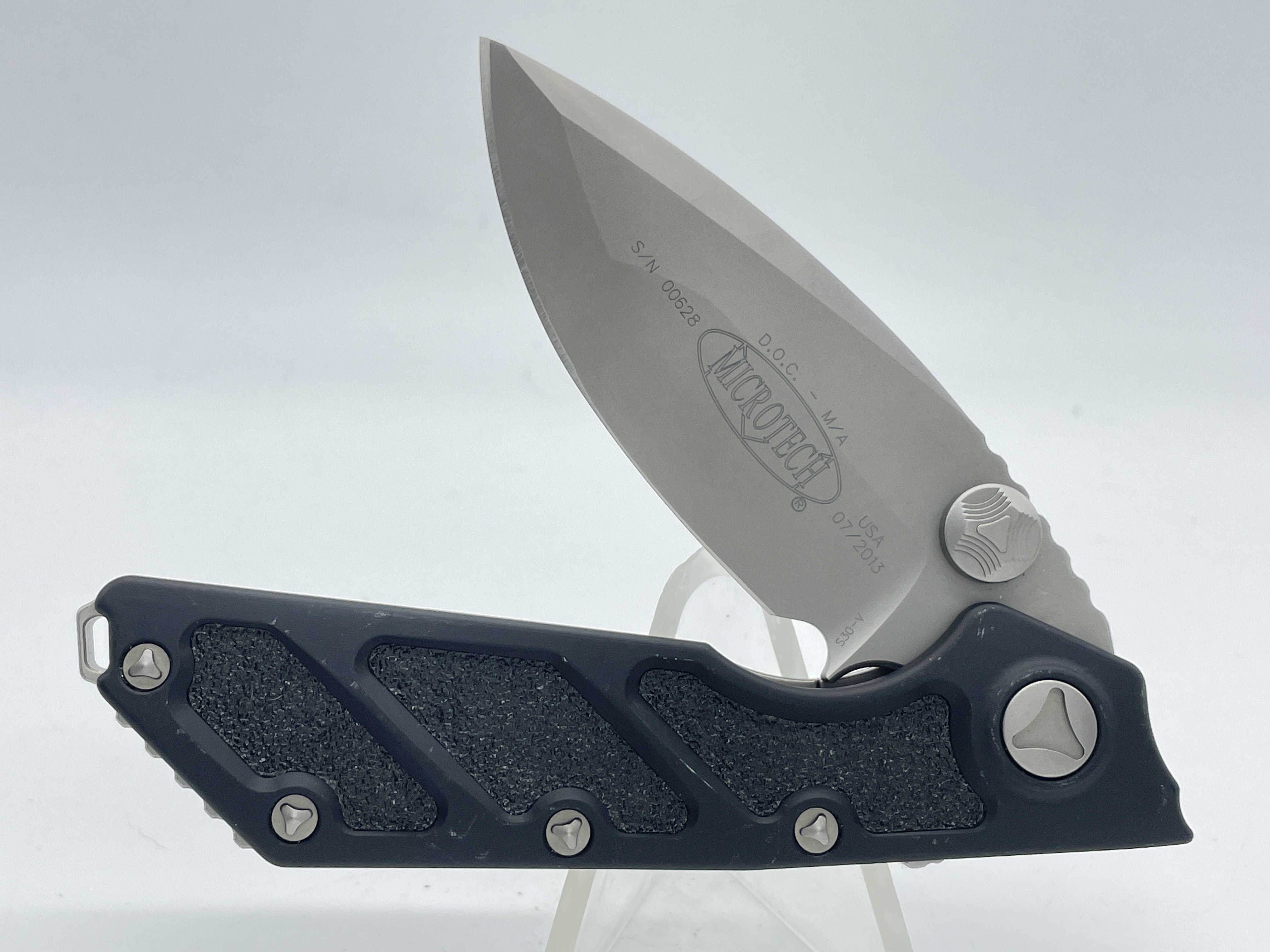 RARE 2013 MICROTECH DOC M/A 00628 Marfione/Strider Tactical Flipper MINT