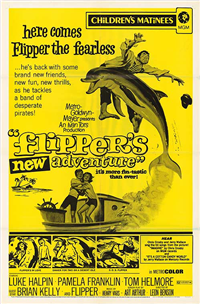 FLIPPER'S NEW ADVENTURE   Original American One Sheet   (MGM, 1972)