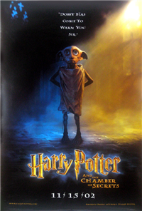 HARRY POTTER AND THE CHAMBER OF SECRETS   Original American One Sheet Advance Style   (Warner Brothers, 2002)