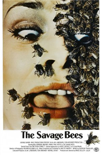 THE SAVAGE BEES   Original International One Sheet   (National Broadcasting Company, 1976)