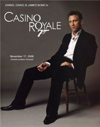 CASINO ROYALE   Original American One Sheet   (Sony Pictures Releasing, 2006)