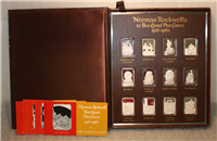 Norman Rockwell's Best Loved Post Covers 1916-1960 Commemorative Ingot Collection  (Hamilton Mint, 1975)