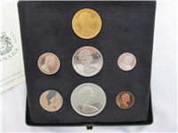 CANADA 1967 Centennial 7 Coins Proof-Like Set with $20 Gold Coin (KM PL18B)