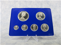 BRITISH VIRGIN ISLANDS Royal Silver Jubilee 6-coin Proof Set (Franklin Mint, 1977)