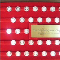 The Kings and Queens of England Mini-Coin Collection  (Franklin Mint)