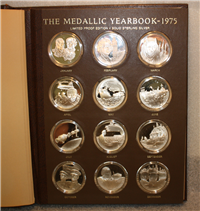 Franklin Mint  1975 Medallic Yearbook Medals