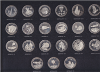 Men In Space Medals Collection  (Danbury Mint)