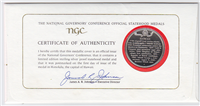 The National Governors' Conference Official Statehood Medals and First Day Covers  (Franklin Mint, 1974)