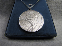 Viking I Landing On Mars Eyewitness Silver Pendant (Franklin Mint, 1976)