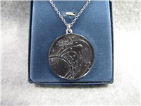 Viking I Landing On Mars Eyewitness Silver Pendant (Franklin Mint, 1976)