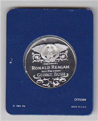 Franklin Mint  The Official 1985 Ronald Reagan Presidential Inaugural Medal