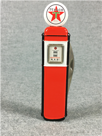 TEXACO GAP PUMP "Star Power for Car Power" Franklin Mint Folding Collectors Knife