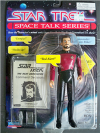 COMMANDER WILLIAM RIKER   (Star Trek  Space Talk Series, Playmates, 1995 - 1995) 
