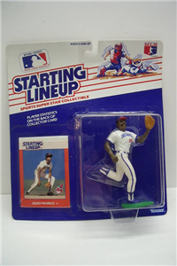 JULIO FRANCO  Action Figure   (Starting Lineup Baseball, Kenner, 1988) 