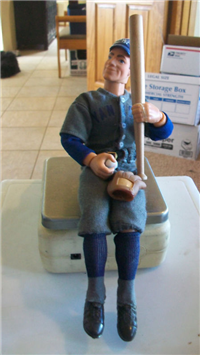 LOU GEHRIG  12'' Action Figure   (Starting Lineup Baseball, Kenner, 1996) 