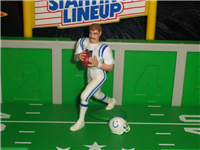 JEFF GEORGE  Action Figure   (Starting Lineup Football, Kenner, 1991) 