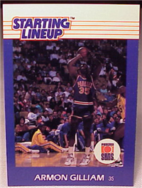 ARMON GILLIAM  Action Figure   (Starting Lineup Basketball, Kenner, 1988) 