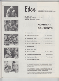 EDEN QUARTERLY  #11    (Outdoor Amercian Corp., 1962) 