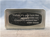 Father's Day Proof 1000 Grains Ingot   (Franklin Mint, 1973)