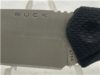 2006 BUCK CHINA 471 Black Diamondback textured Kraton Fixed Blade Knife