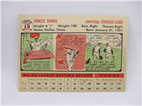 1956 Topps ERNIE BANKS Baseball Card  #15