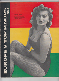 EUROPE'S TOP PIN-UPS  #3    (Best Publications, Inc., 1950s) Gina Lollobrigida, Sophia Loren, Anita Ekberg