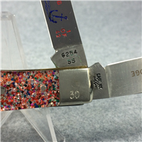 1986 Case 6254 SS Glitter First Issue Gulf Coast Knife Club Trapper