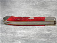 1999 Case 62100 SS Red National Knife Collectors Transition Saddlehorn